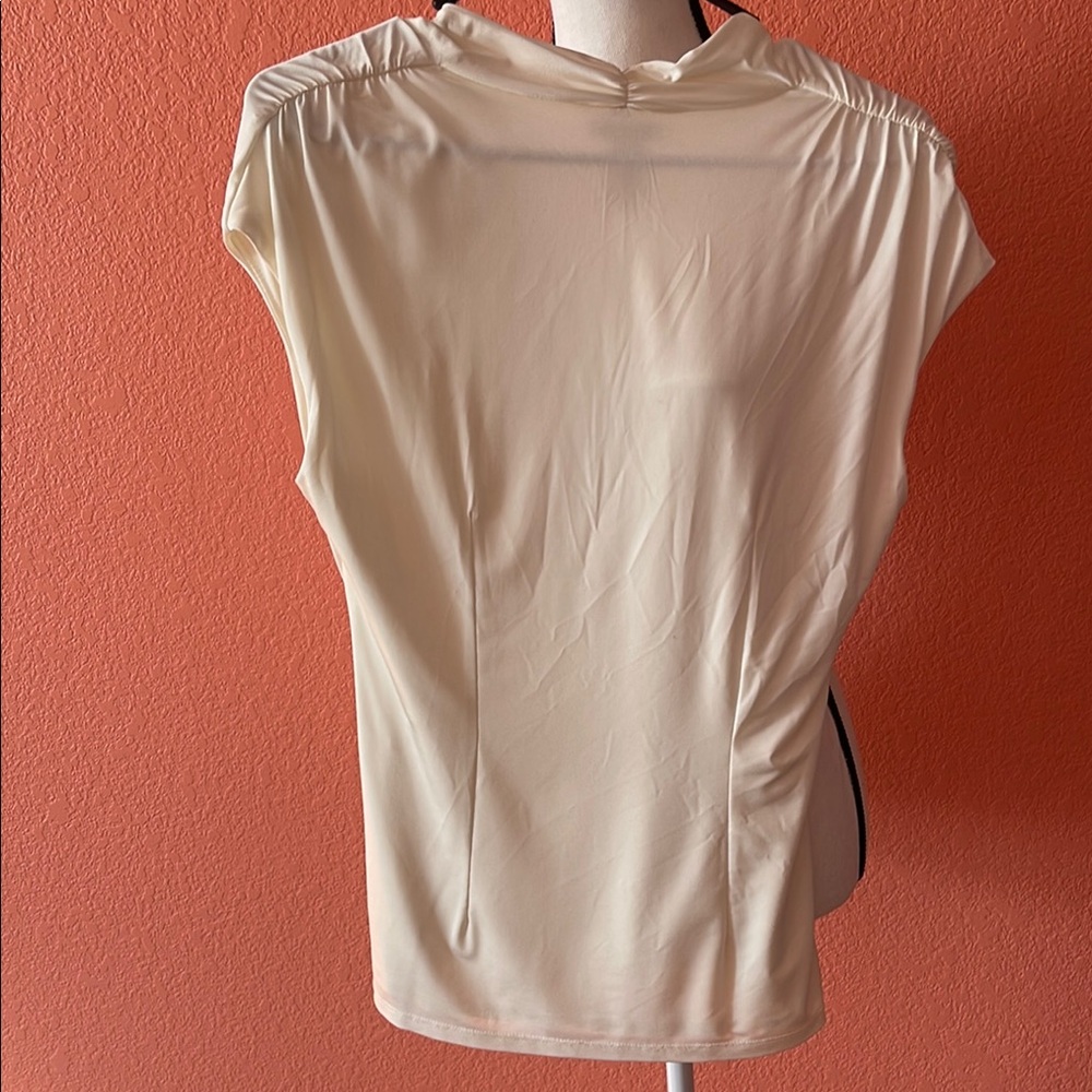 Cream Ruched Top - Picture 2 of 4